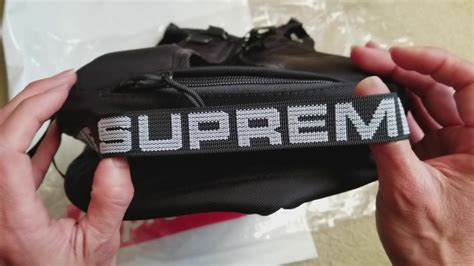 real supreme waist bag vs fake|check if your supreme bag is real.